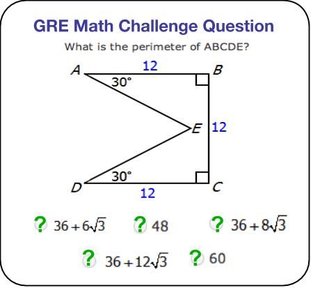 gre math practice problems with explanations